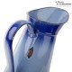 Le Grenier de la Mandoune. Broc à eau ancien en métal émaillé couleur  dégradé bleu vintage