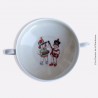 Coupelle Limoges décor enfants musiciens vers 1950