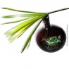 Vase soliflore boule céramique, façon Vallauris