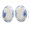 Paire de raviers Digoin Sarreguemines France n° 81 modèle BRIANCE 1922 - 1965