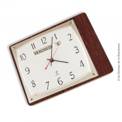 Horloge pendule JAZ Transistor vintage formica Lic. Ato France