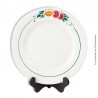 Grand Plat rond de service, estampillé Montauban