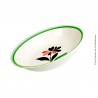 Assiette calotte Digoin Sarreguemines, modèle RUSTIQUE n° 19. French vintage