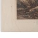 Le Grenier de la Mandoune. Paire de gravures de Daullé 1756, encadrées