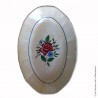 Plat ovale 9177 Digoin et Sarreguemines France, modèle Janine