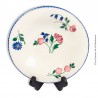 Assiette creuse Céranord St Amand France, modèle Flore. French Antique