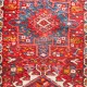 Le Grenier de la Mandoune. Beau tapis Heriz Malayer Corridor ancien, fait main 275 x 74 cm 