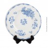 Assiette Médailles d'Or, faïencerie de GIEN Fleurs & Papillon. A partir de 1875