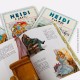 HEIDI Dessin MAURY, Lot de 4 livres : A Dorfli, Demenage, A la mer, Fête Noël