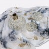 Lot de trois anciens pique fleurs, porte stylo en verre 1950, rétro vintage. French antique