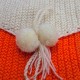 ensemble couverture, plaid & sac en laine tricoté main année 70