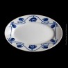 Plat ravier porcelaine opaque F.F. Pexonne