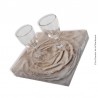 2 petits verres 19ème ou début 20ème siècle, en verre soufflé / moulé