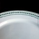 Assiette porcelaine opaque de GIEN terre de fer, collection LAURIERS