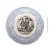 Assiette parlante Digoin & Sarreguemines France : Devinettes 4 - n° 6 bis. French Antique