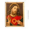 Chromo ancien "Christ" cadre en bois
