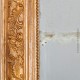 Le Grenier de la Mandoune. Miroir ancien Louis Philippe doré 75 cm x 57 cm. French antique
